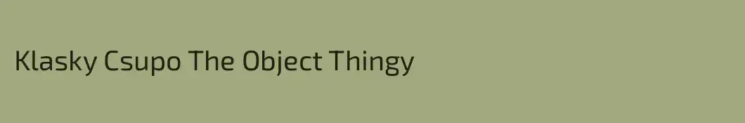 Klasky Csupo The Object Thingy